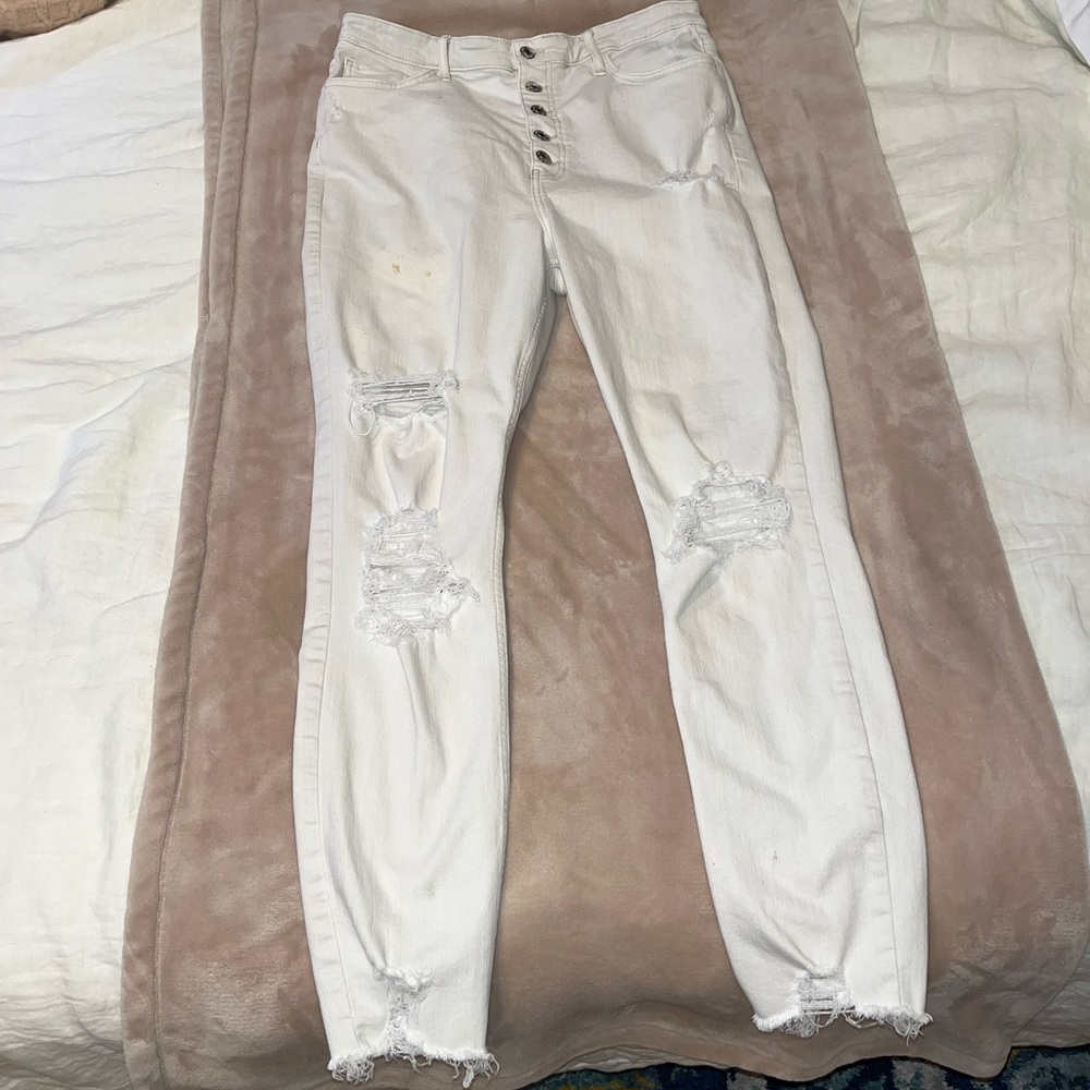 We The Free Skinny Jeans (stained)